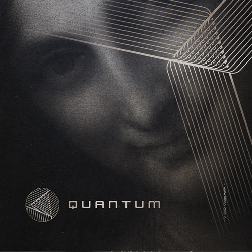 Service design with the title 'Geometric, dimensional mark for Quantum Inc'