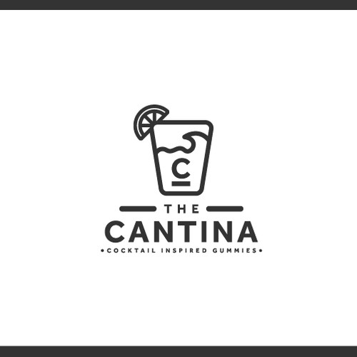 Drink design with the title 'Cantina Cocktails'