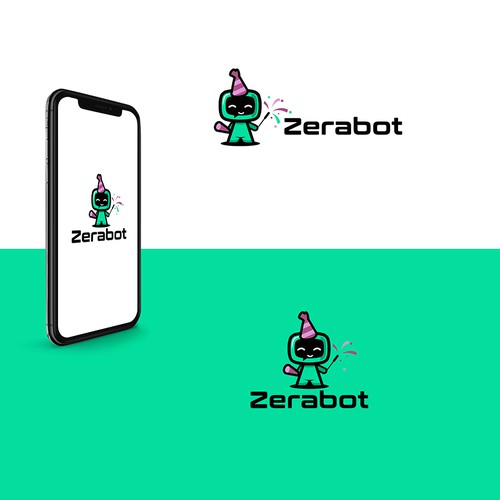 New Year's design with the title 'Zerabot'