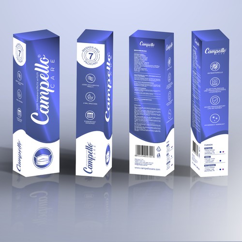 Parking design with the title 'Campello Mask'