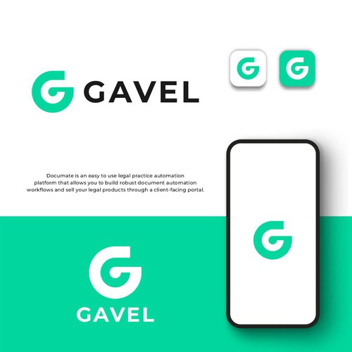 Tosca design with the title 'Gavel Logo'