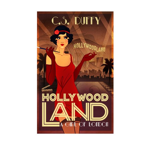 Hollywood design with the title 'Fun Book about the 1920's Hollywood '