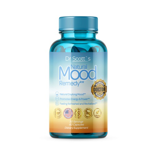 Natural label with the title 'Supplement  label'