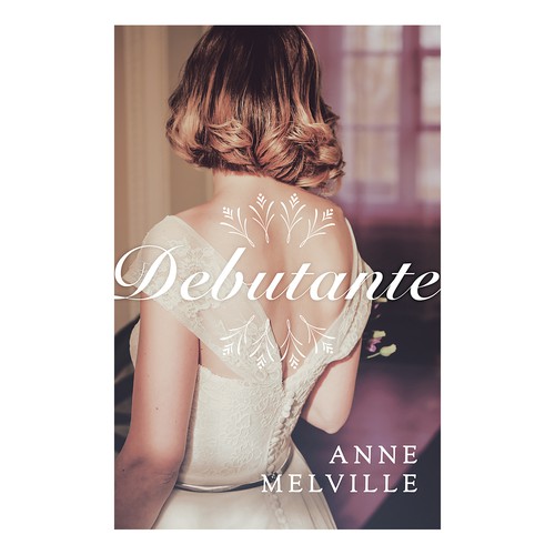 Historical book cover with the title 'Debutante'
