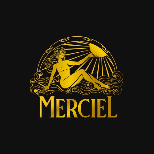 Art Nouveau design with the title 'Art Nouveau Style  Logo'