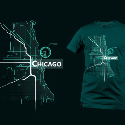 Interface design with the title 'Chicago Bike Lane'