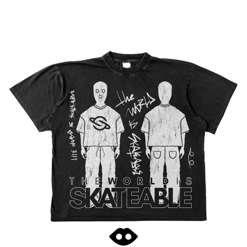 Skateboard t-shirt with the title 'Skate Tee'