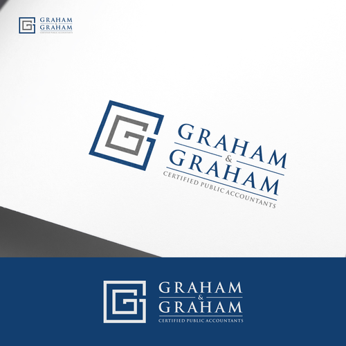 Classic design with the title 'Graham & Graham CPAs new logo'