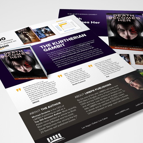 Literature design with the title 'The Kurterian Gambit Flyer'