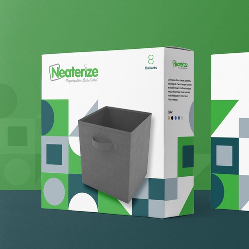 Mockup packaging with the title 'Package'