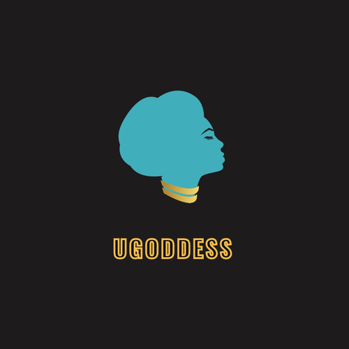 Goddess logo with the title 'Ugoddess logo concept'
