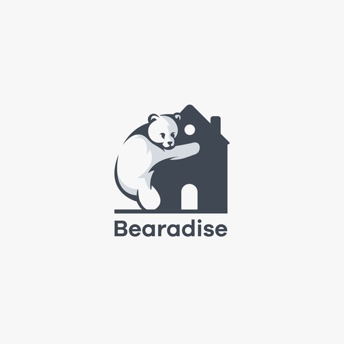 Cottage logo with the title 'Bearadise'