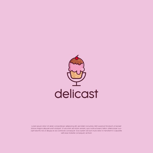 Delicious logo with the title 'Delicast'
