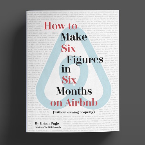 Typography book cover with the title 'Book cover design'