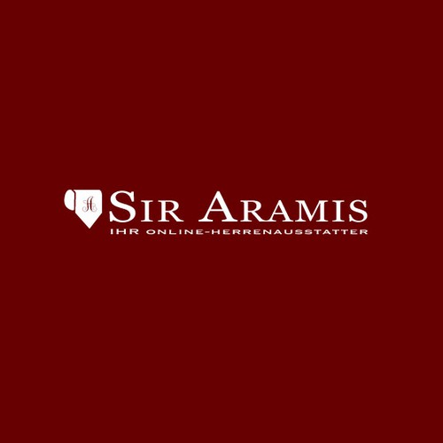 Men's fashion logo with the title 'Sir Aramis Concept'