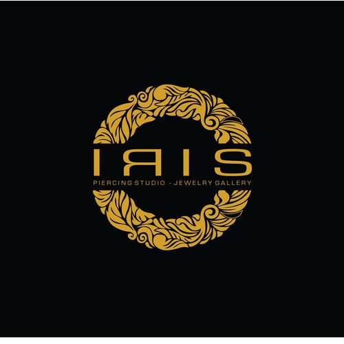 Jewelry brand with the title 'IRIS - piercing studio'