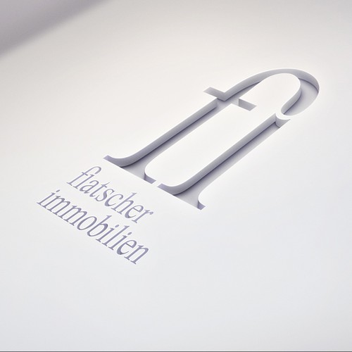 Corporate design logo with the title 'Logo for Immobilien-Sachverständigen (real-estate expert)'