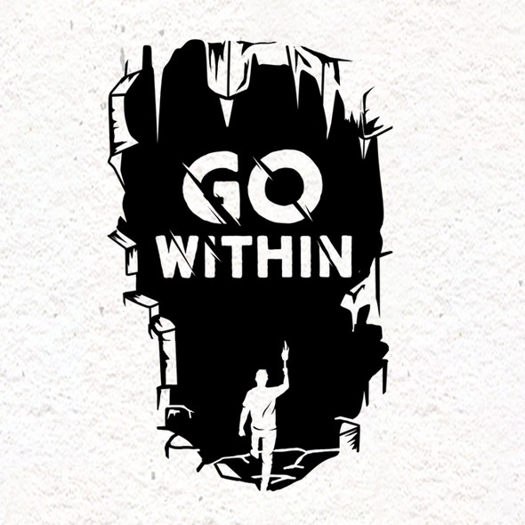 Inspirational t-shirt with the title 'Go Within '