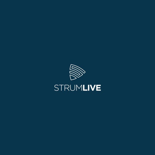 Streaming logo with the title 'Logo for StrumLive'