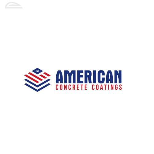 Construction company logo with the title 'American Concrete Coatings'