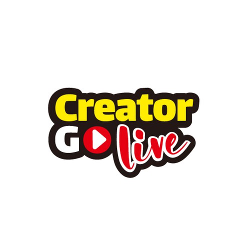 YouTube creator logo with the title 'creator go live, youtube logo'