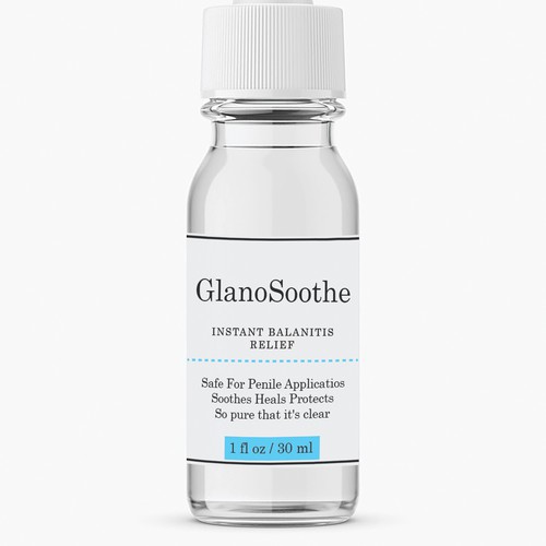 Mockup label with the title 'Dropper Bottle Label'