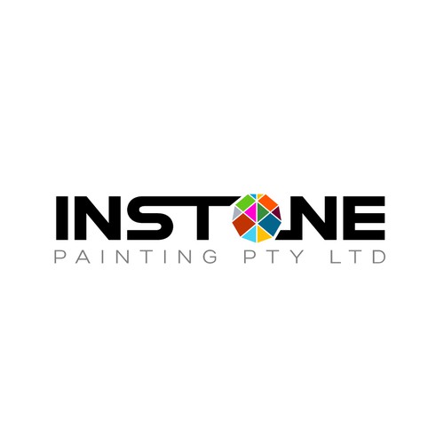 Stone logo with the title 'Painting Logo'
