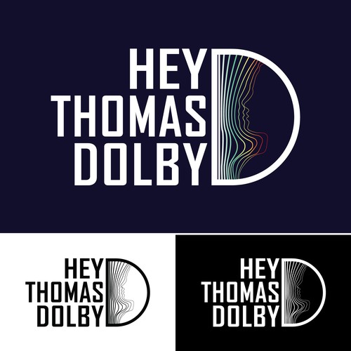 Blender logo with the title 'Unique Logo Concept and Color Scheme For Electronic Band'