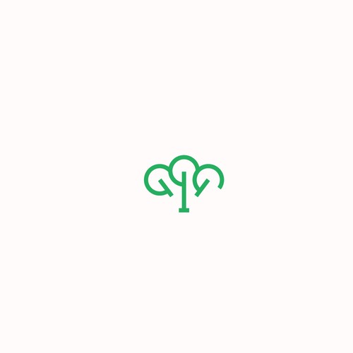 Ecological brand with the title 'G Tree Creative Logo'