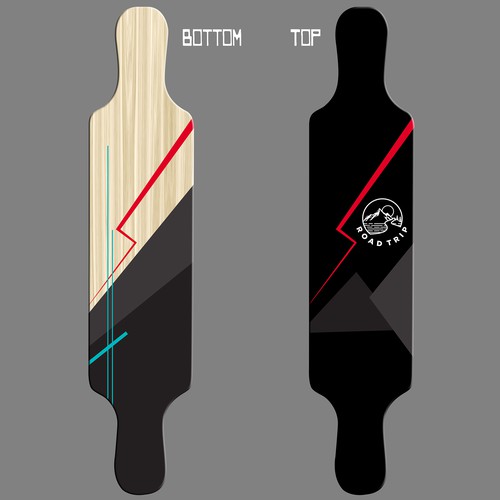 Longboard design with the title 'longboard design'