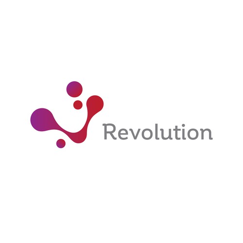 Bright brand with the title 'Modern logo concept for Revolution'