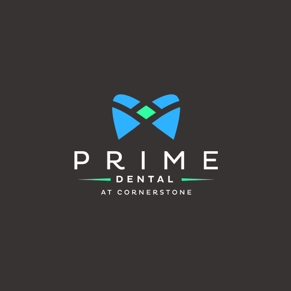 Prime logo with the title 'Creative Logo proposal for a dental service provider'