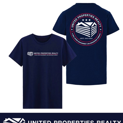 Construction t-shirt with the title 'UNITED PROPERTIES REALTY'