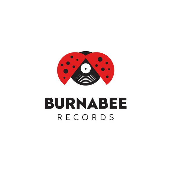 Ladybug design with the title 'Burnabee Records'