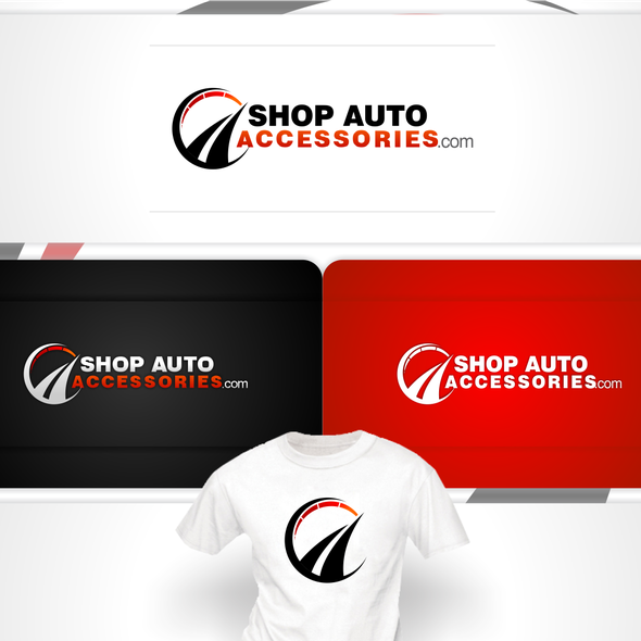 Speedometer logo with the title 'New logo wanted for ShopAutoAccessories.com'
