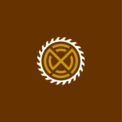 Cabinet design with the title 'M+W Letters Forming Wood + Saw  '