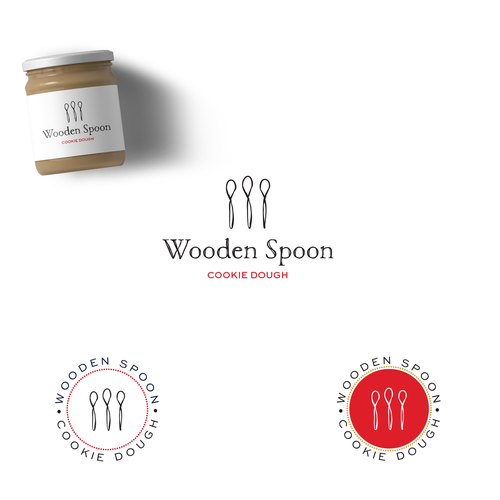 Bakery logo with the title 'Hand drawn artisans logo for upscale cookie dough'