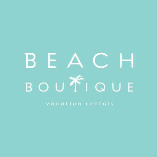 Vacation rental logo with the title 'Beachy Logo for Boutique Vacation Rental'