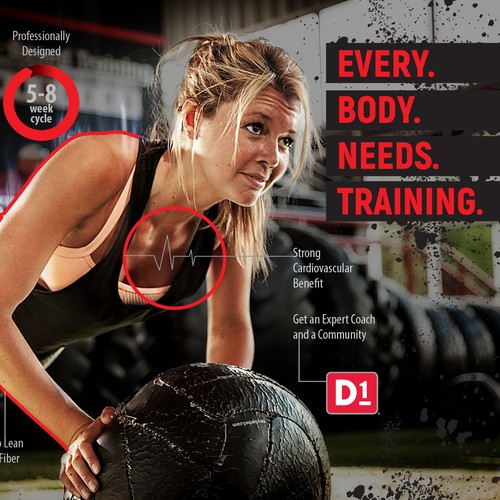 Workout design with the title 'Poster contest winner'