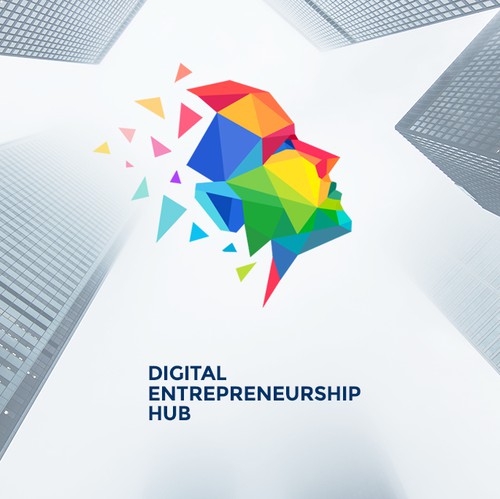AI brand with the title 'Digital Entrepreneurship Hub'