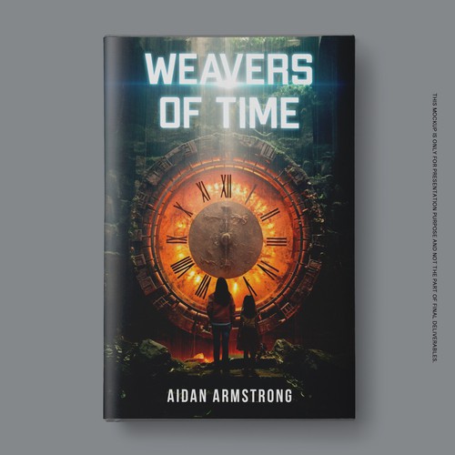 Time design with the title 'WEAVERS OF TIME'