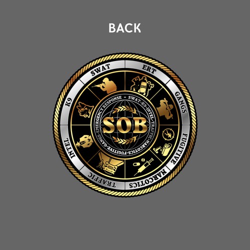 Police logo with the title 'Special Ops Coin '