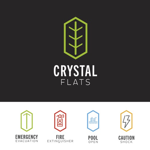 Ecological brand with the title 'Concept for a real estate project'