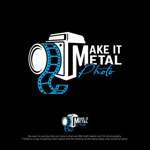 Photo logo with the title 'Make It Metal'