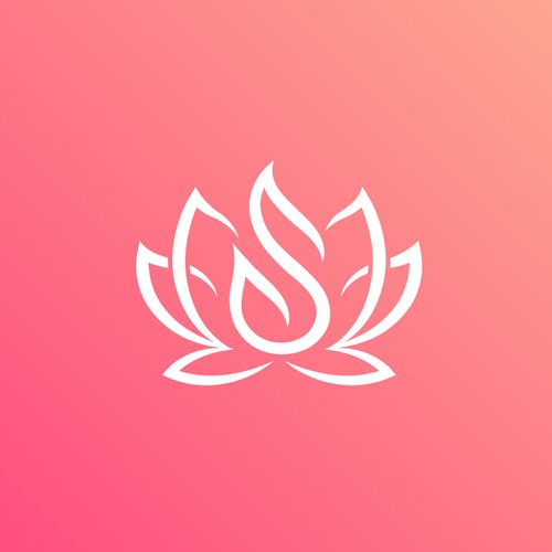 Lotus design with the title 'Logo design concept for Soul Seer Academy'