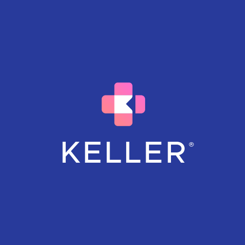 Pink and blue design with the title 'KELLER'