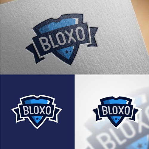 Sports car logo with the title 'BLOXO'