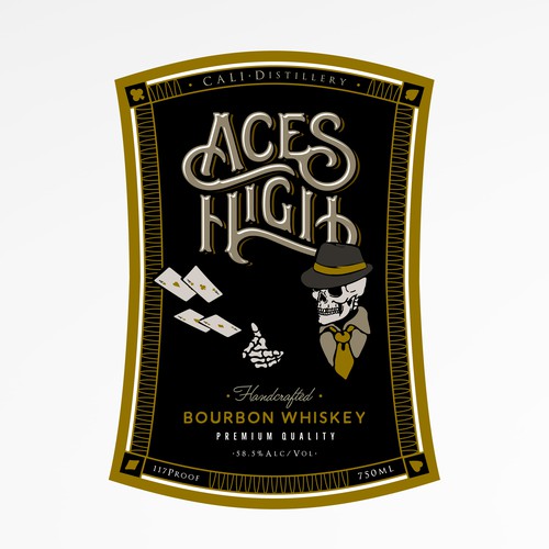 Illustration packaging with the title 'Label Contest Finalist'