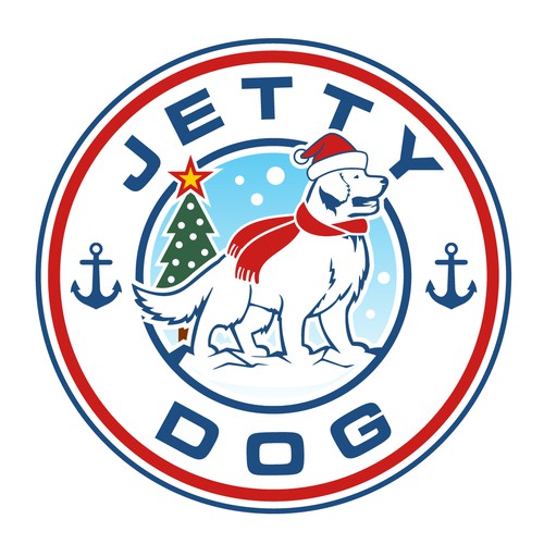 Christmas tree design with the title 'Christmas Theme logo'