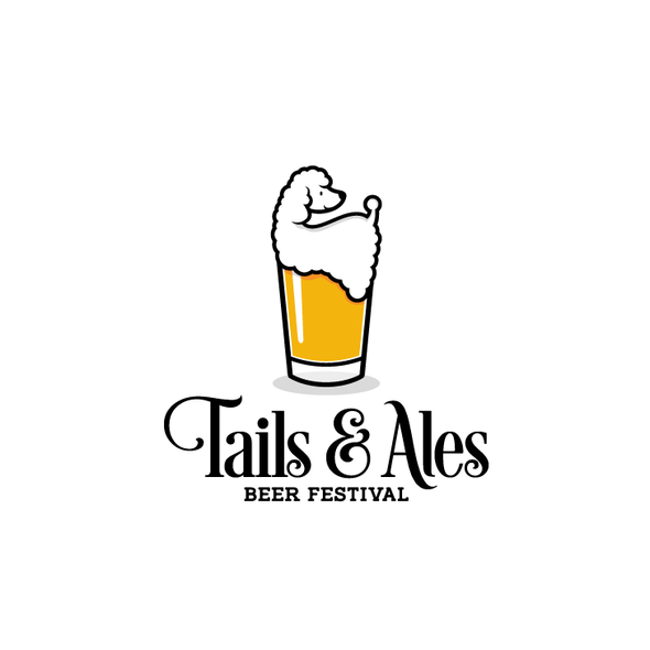 Beer logo with the title 'Dog & Beer Festival'